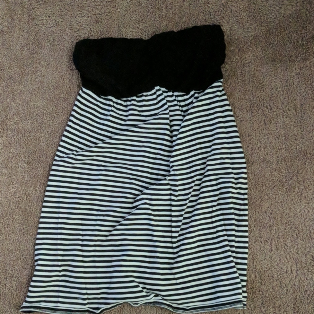 Express strapless dress